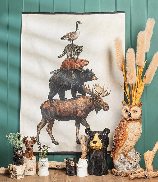 Serviette de cuisine Canadian Animals