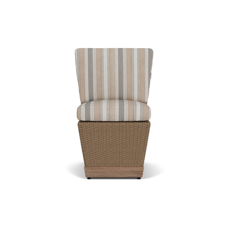 Charisma Outdoor Dining Side Chair, Purveyor Pewter
