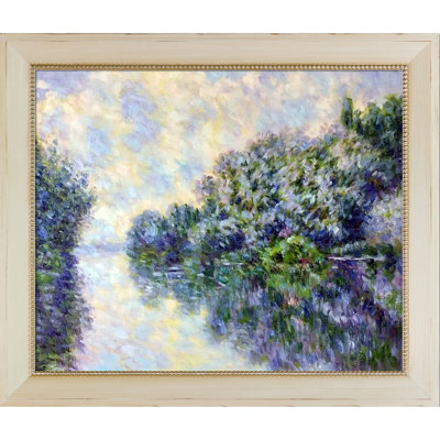 "La seine près de Giverny" par Claude Monet, reproduction d'art sur toile
