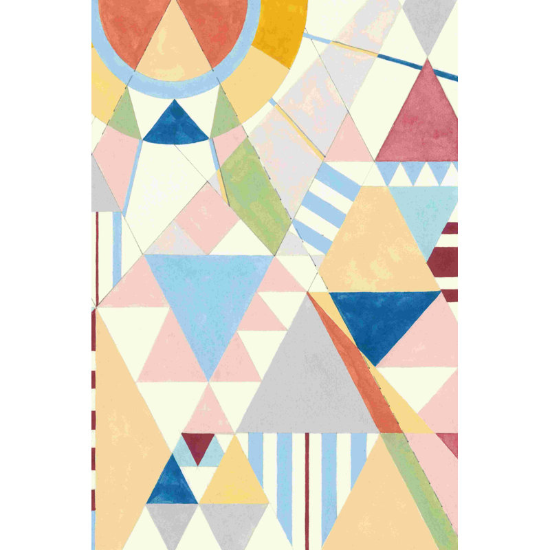 " Triangles And Pyramids II " by Nikki Galapon, 30" H x 20" W  