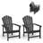 Blancheville HDPE Stacking Adirondack Chair-2098184444