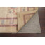 Tapis décoratif en laine de conception unique 8 pi 4 po x 9 pi 5 po noué à la main New Age en laine beige/bleu/rouge