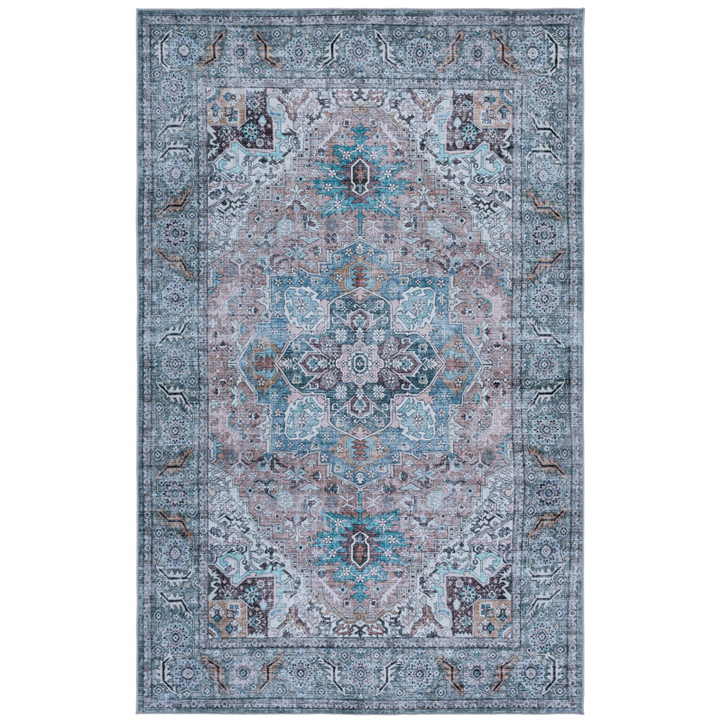 Tucson 239 Performance Machine Washable Oriental Rug, Rectangle 4' x 6'