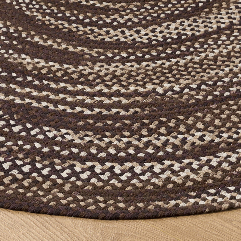 Tapis en coton Honbice, Rond 3 pi