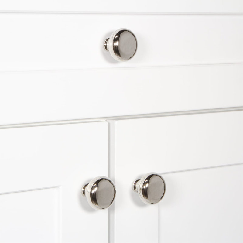 Fifth Avenue Cabinet Knob, Polished Nickel
