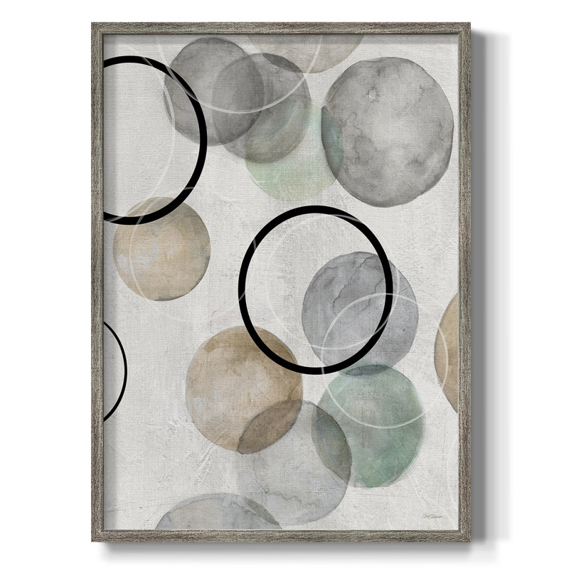Bubbles I Framed Print - Solid Wood, 11" H x 9" W