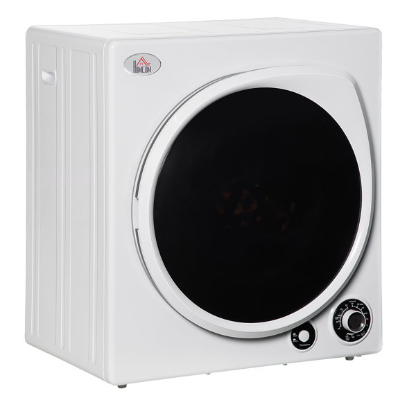 Panda 3.5 cu.ft. 110-Volt Compact Portable Electric Laundry Dryer, White  and Black