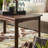 Ponce Rectangular Acacia Outdoor Coffee Table With Umbrella Hole , 47'' in. W 23.5'' in. D