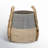 Armadi Two Tone Wicker Basket with Handles-284129855