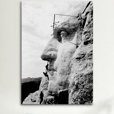 Architecture / Photography 'Mount Rushmore' Photographic Print on Canvas