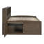 Full Size Wood Daybed With 2 Bedside Cabinets, Upper Shelves And 4 Drawers-993962997