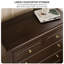 Modern Simple Retro Wooden Six Drawer Accent Chest