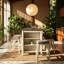 24 " H Linen Upholstered Side Chair