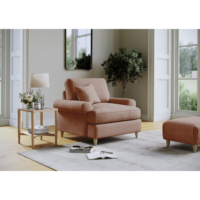 Eluster Armchair, Coral