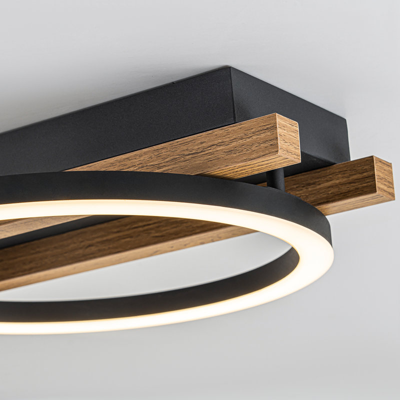 Plafonnier encastré 4 lumières DEL 4 lumières