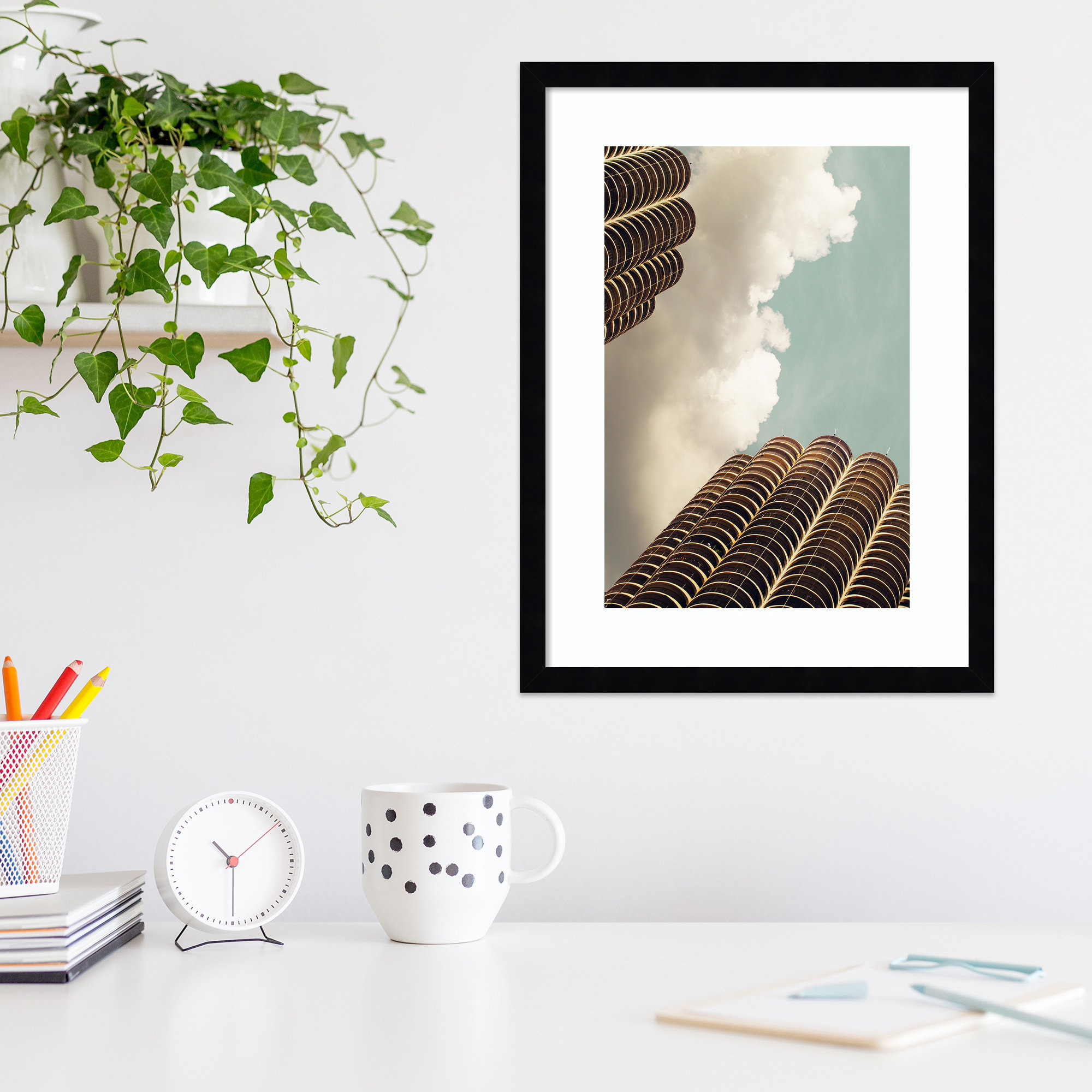 Hive Mind by F2images, 20.25" H x 15.25" W x 0.88" D, Black