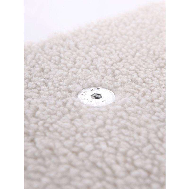 Ivory Faux Fleece 25" High Cat and Dog Steps
