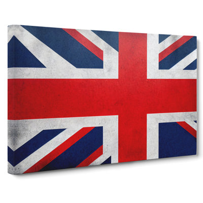 Union Jack Flag Concept Vol.3 - Wrapped Canvas