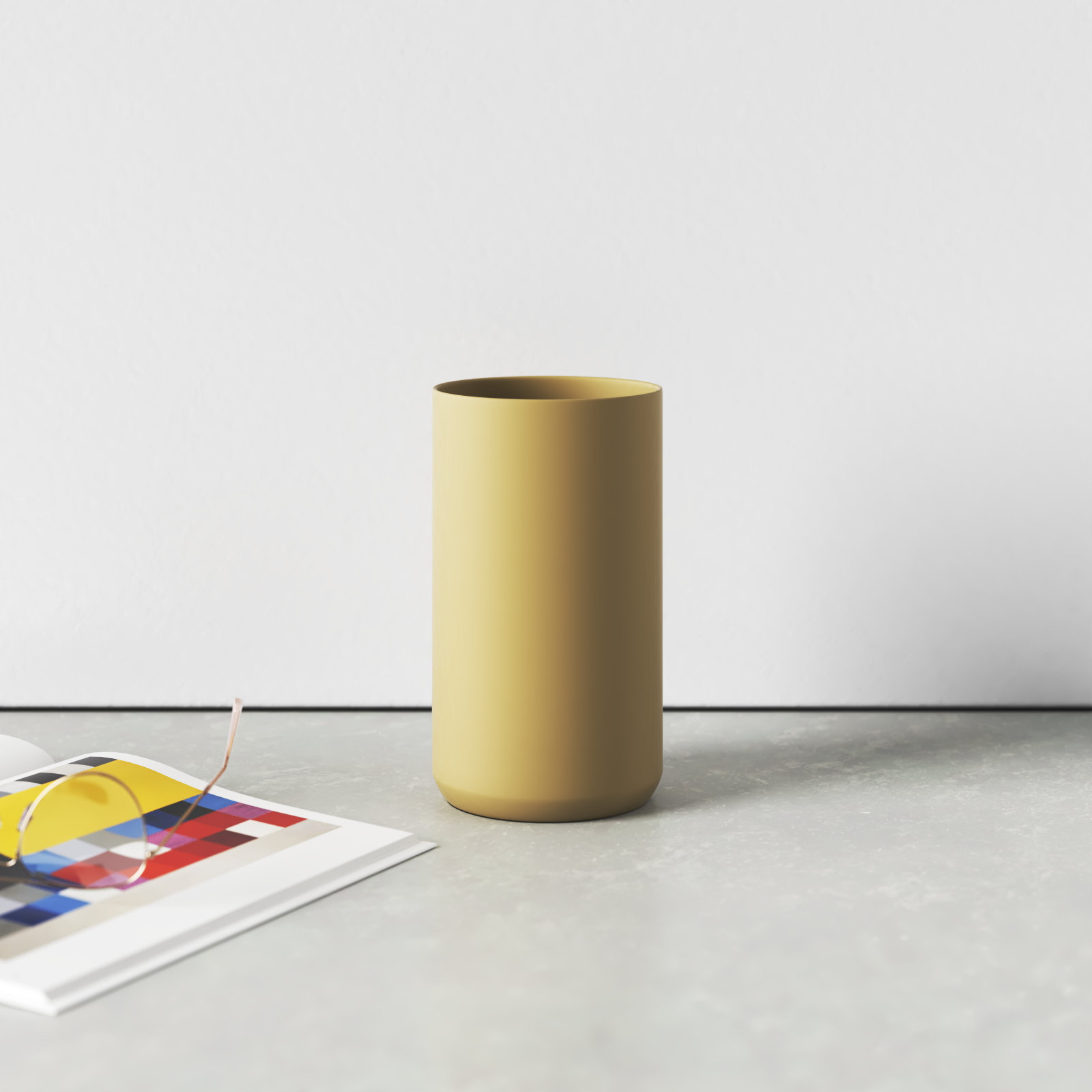 Parsons Table Vase, Khaki