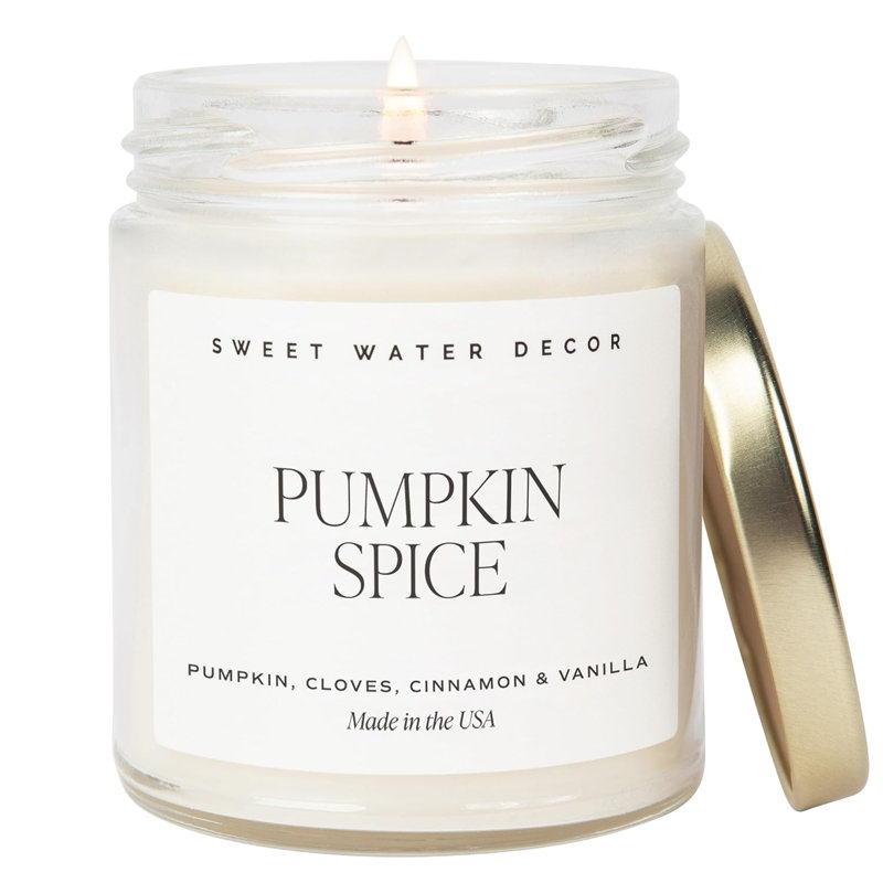 Pumpkin Spice Scented Jar Candle