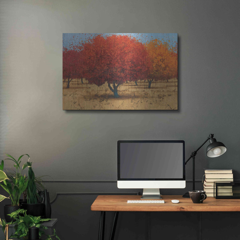«Orange Trees II» par James Wiens, H 24 po x l 36 po