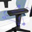  Fauteuil de jeu / de bureau Baby Blue-865781208