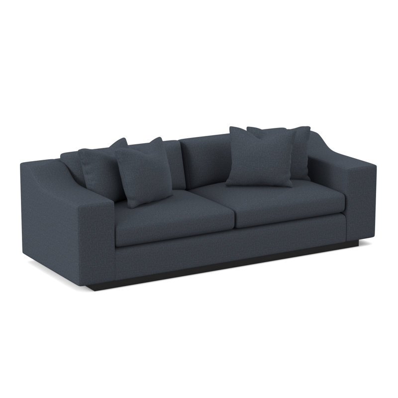 Barrett Sofa, Espresso, Filigree Ivory 100% Polyester