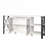 TV Stands with Metal Open Bookshelf-905284724