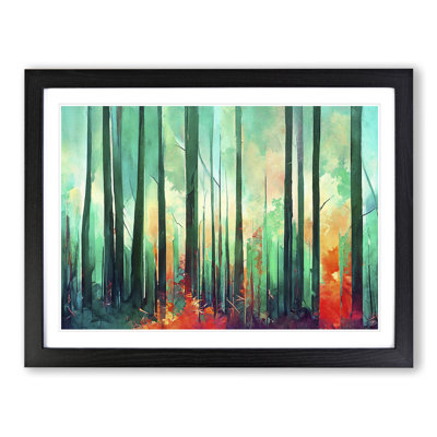 Exciting Abstract Forest Vol.1 - Single Picture Frame Painting