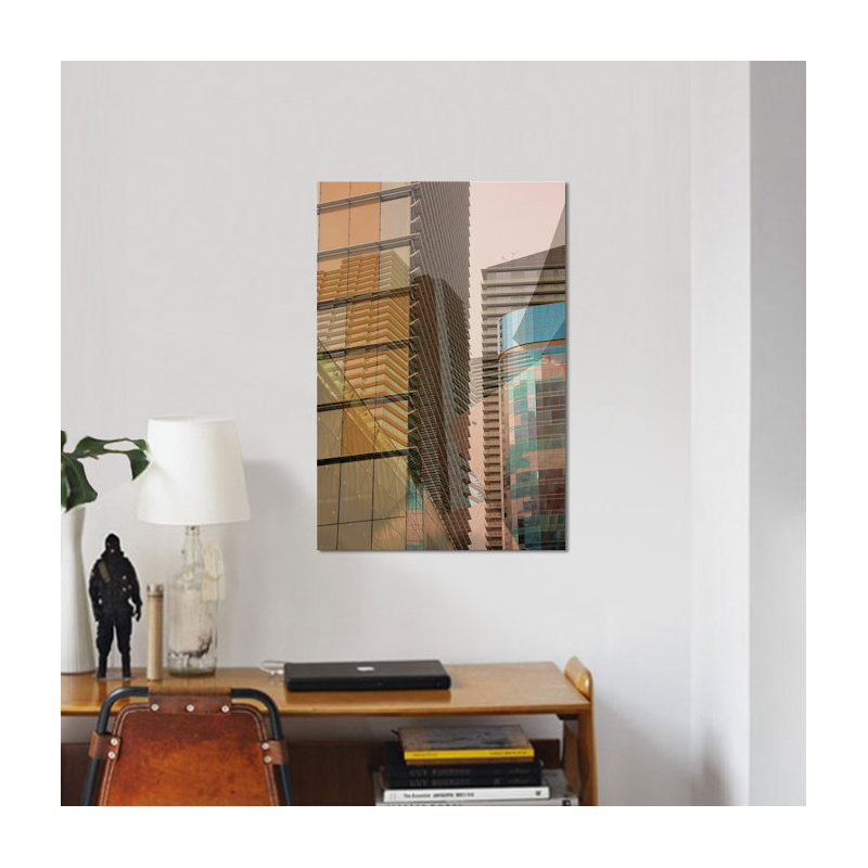 «Double Take I», impression sur toile, Toile avec cadre noir, Pas de tapis, H 26 po x l 18 po x P 1,5 po