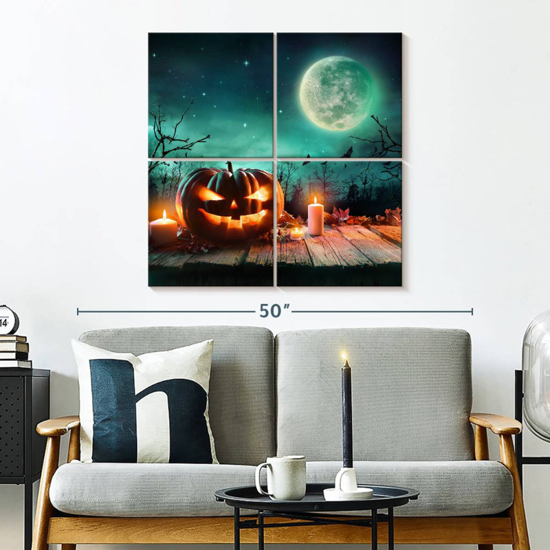 Décoration d'Halloween effrayante Lelend, H 32 po x l 32 po