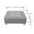 Envelor 14'' H x 40'' W Concrete Bio-ethanol Fuel Outdoor Fire Pit Table with Windscreen and Lid-91099041