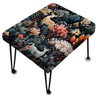 Margarit - Wilderness Enchanted Forest - Repose-pieds rectangulaire imprimé animal