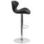 Tabouret de bar réglable en vinyle Guajardo-33309688