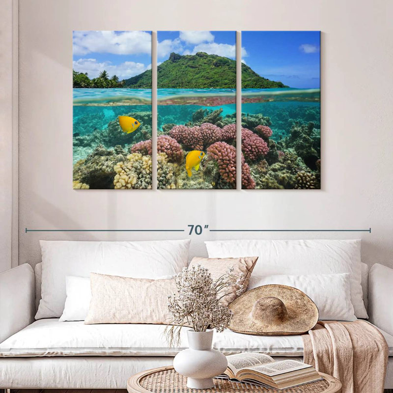 Aletra Huahine Underwater Ocean, 32" H x 50" W