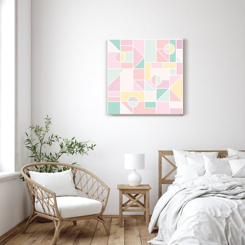 «Abstract Reflections of Spring» par Stefanie Bales - impression, Toile tendue, H 30 po x l 30 po x P 1,5 po
