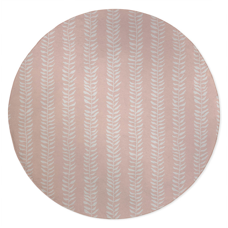 Tapis d'extérieur antidérapant Mystic Ivy, Rond 5 pi