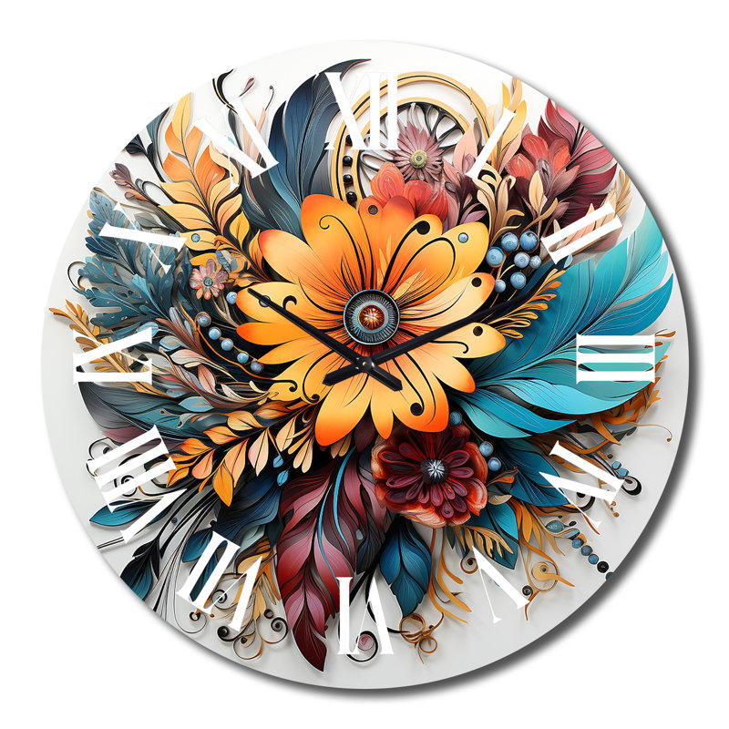 Horloge murale boho, Très grand