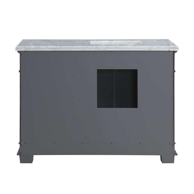 Riccardo 42" Single Bathroom Vanity Set, Gray