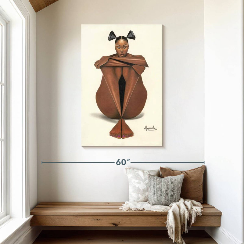 Leisha Black Diamond I, 45" H x 30" W