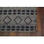 Tapis de zone en laine noué la 8 pi 3 po x 9 pi 10 po one-of-kind à la main Senac