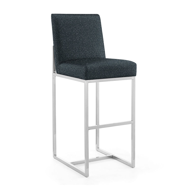 Element Upholstered Counter Stool with Metal Frame