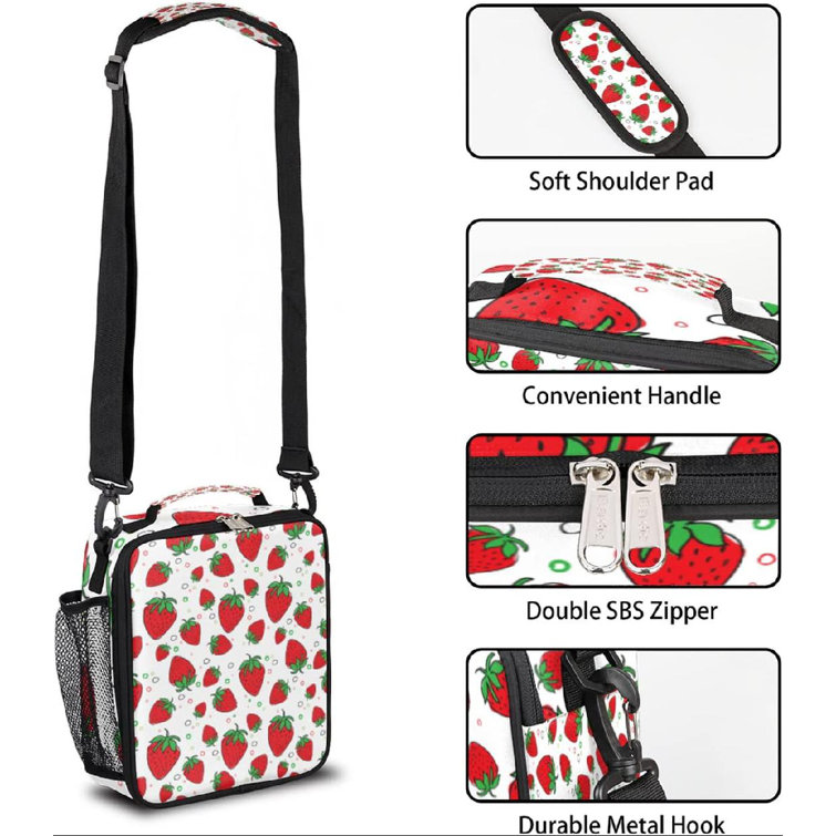 Insulated Lunch Bag Small Lunch Tote Bags with Water ​Bottle Holder  Adjustable & Removable Shoulder …See more Insulated Lunch Bag Small Lunch  Tote