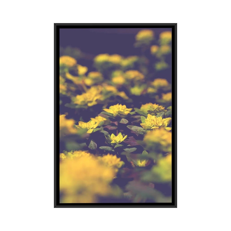 « subtil », impression sur toile, H 26 po x l 18 po x P 1,5 po, Toile avec cadre noir, Pas de tapis