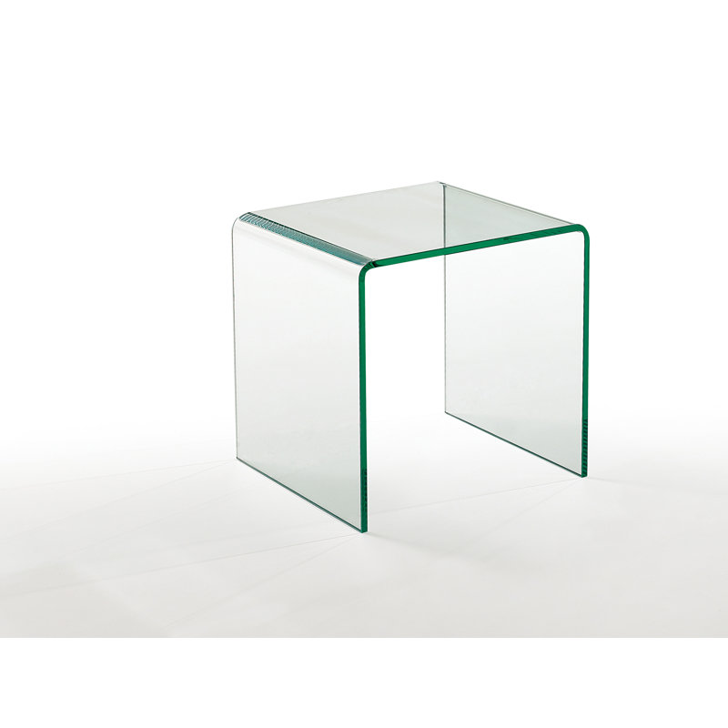 Waterfall Coffee Table With End Table Living Room Set