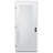 Smooth Fiberglass 1 Panel Shaker Exterior Door with 6-9/16" Jambs-56084457-56084458