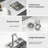 Undermount Bar Sink With Folding Faucet, Single Bowl 16 Gauge Stainless Steel Kitchen Sinks