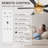 52 Inch Ceiling Fan With Light, Ceiling Fan With 5 Blades, Hammered Glass Shade, Remote Control, Reversible Motor For Living Room Bedroom Dining Room-723923216-723923223