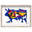 Manuel Roman - Bull Sunrise Print by Oliver Gal-1416106947-1537114829