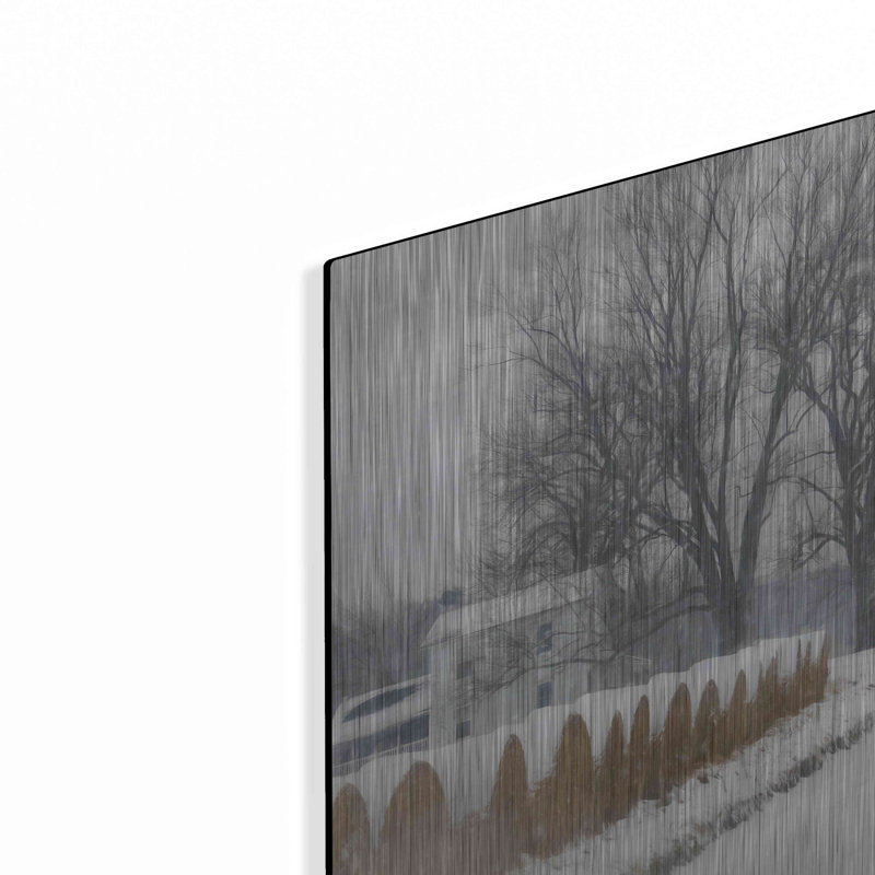 «Hay» par Lori Deiter, art mural en métal, H 12 po x l 16 po